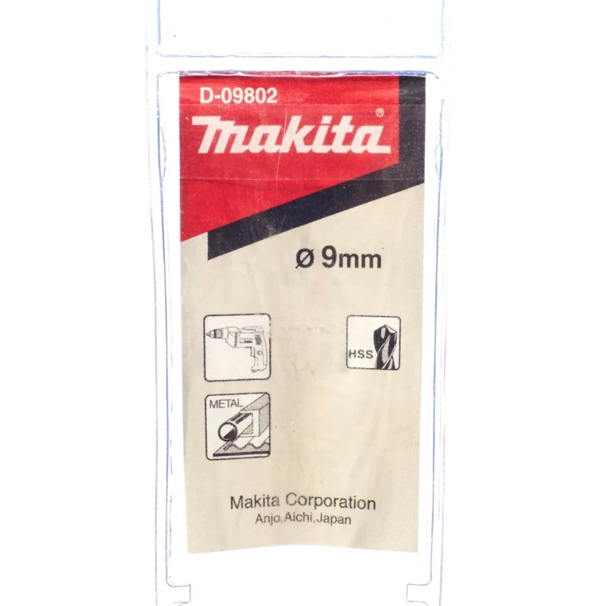 D-09802 ดอกเจาะเหล็ก HSS-G 9 MM (1 ดอก)