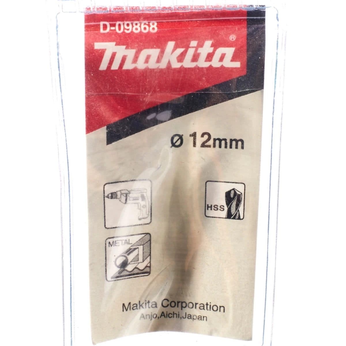 D-09868 ดอกเจาะเหล็ก HSS-G 12 MM (1 ดอก)
