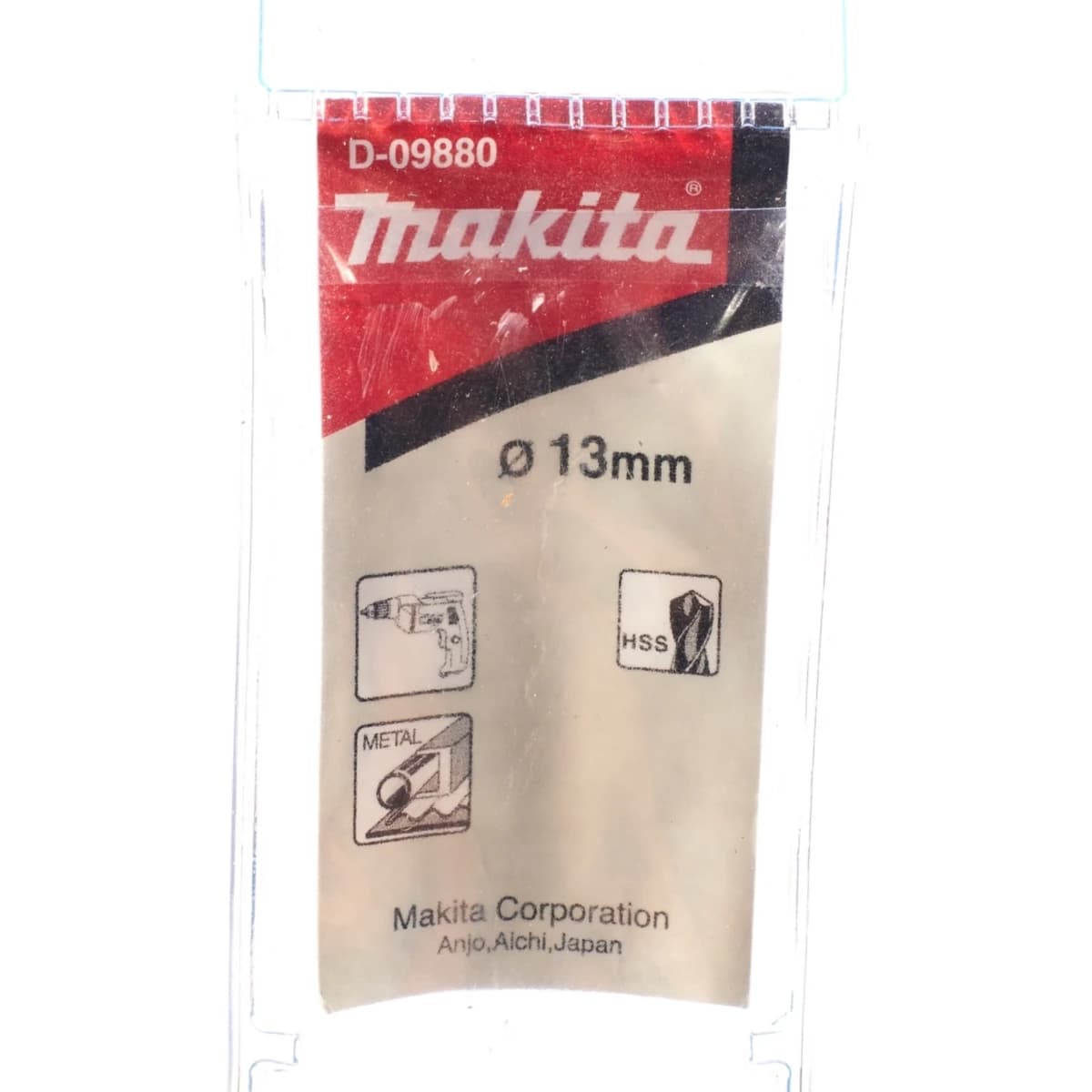 D-09880 ดอกเจาะเหล็ก HSS-G 13 MM (1 ดอก)