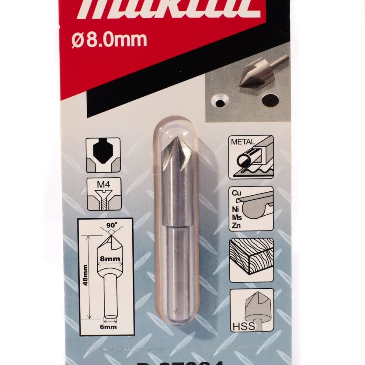 MAKITA D-37384 ดอก Countersink 8 มม. 90 องศา (มากีต้า)