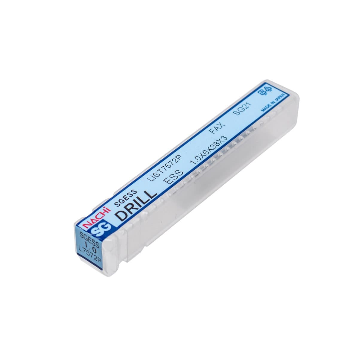 NACHI (นาชิ) L7572P_3.0MM ดอกสว่านพาวเดอร์เมทัลไฮสปีด (PM-HSS) รุ่น SG-ESS เคลือบ SG