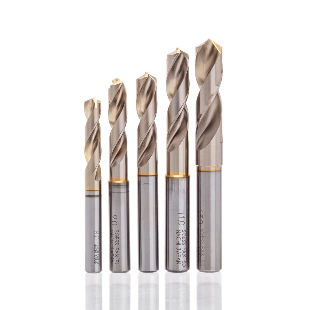 NACHI (นาชิ) L7572P_9.3MM ดอกสว่านพาวเดอร์เมทัลไฮสปีด (PM-HSS) รุ่น SG-ESS เคลือบ SG