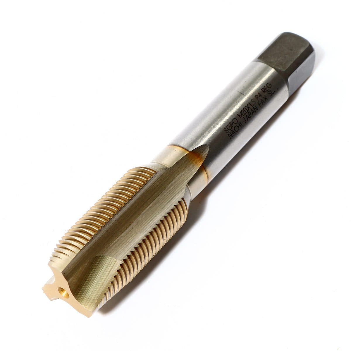 NACHI (นาชิ) L7950_M20X1.5 ดอกต๊าปร่องตรง High Alloy HSS (FMX) เคลือบ SG