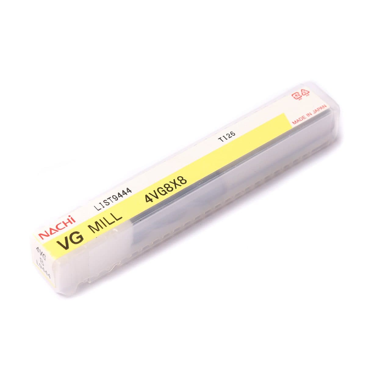 L9444_8.0MM VG MILL CARBIDE FOUR FLUTES
