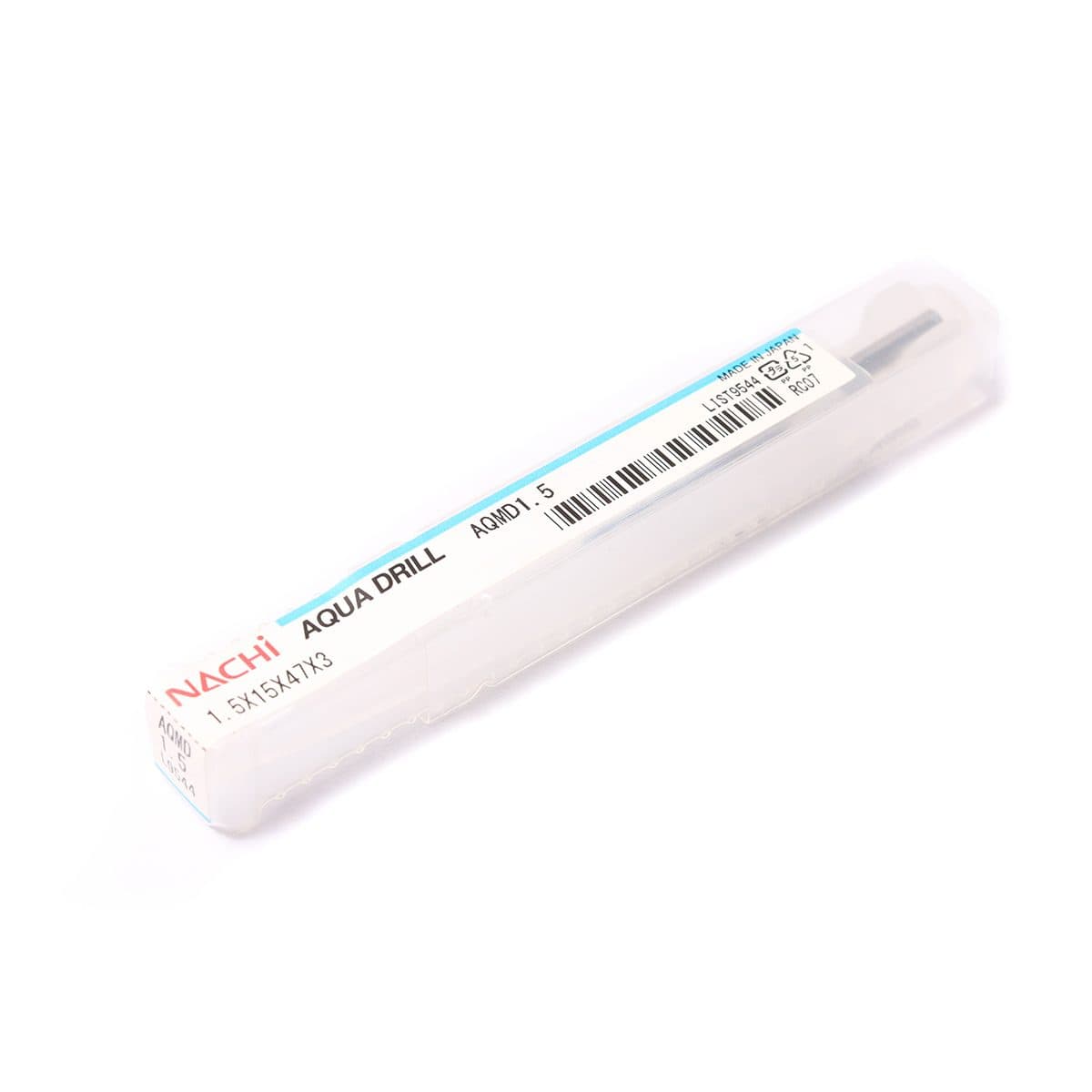 NACHI (นาชิ) L9544_1.5MM ดอกสว่านคาร์ไบด์ AQUA Micro Drills เคลือบ AQ(TiAlN) สำหรับเจาะวัสดุงานขนาดเล็กและมีความแข็งสูง