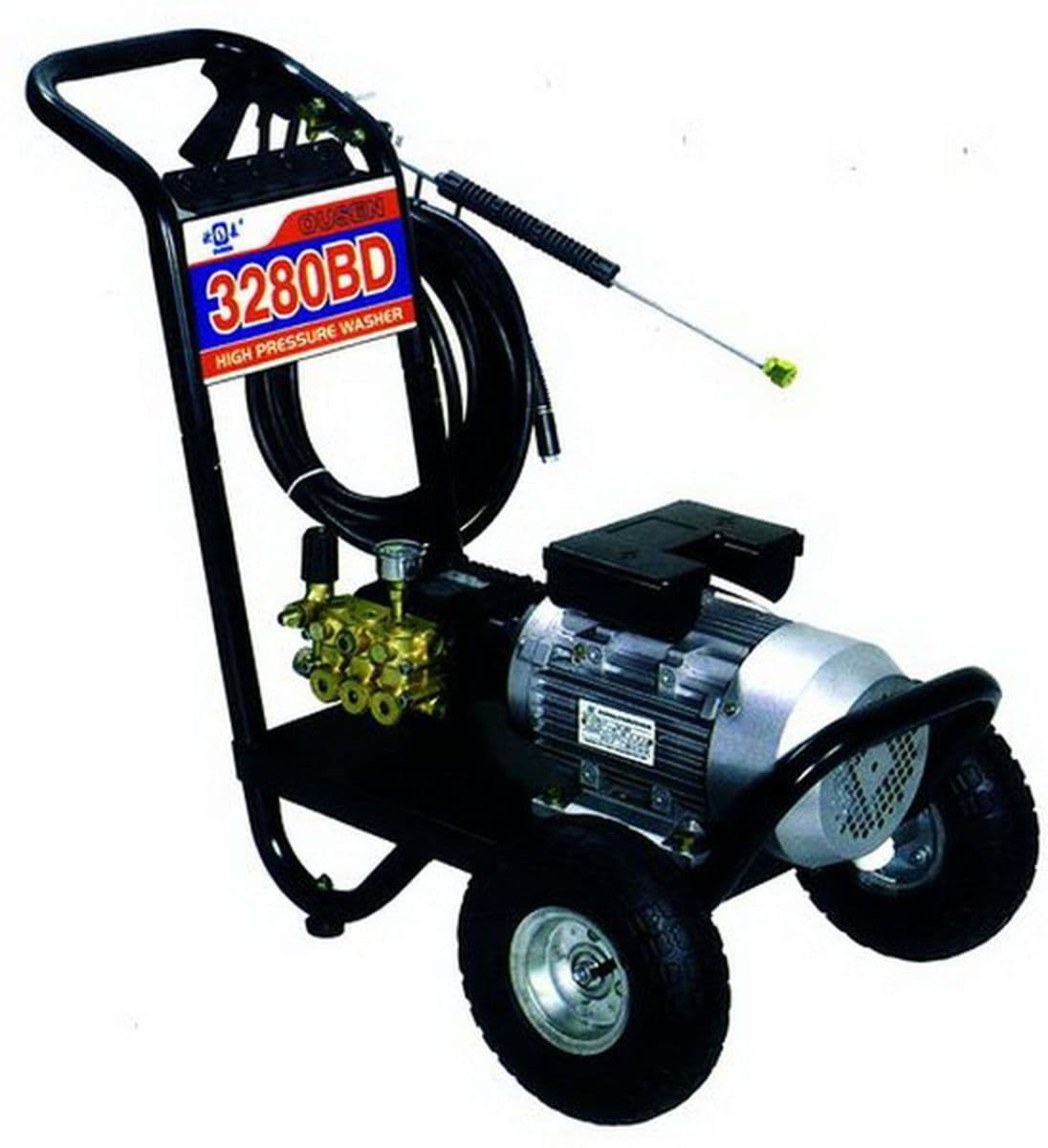 POLO เครื่องฉีดน้ำแรงดันสูง 3000 วัตต์ แรงดัน 100 บาร์ รุ่น POLO-3280BD อัตราการฉีด 600 - 960 ลิตร/ชม. สำหรับงานหนัก (โปโล)