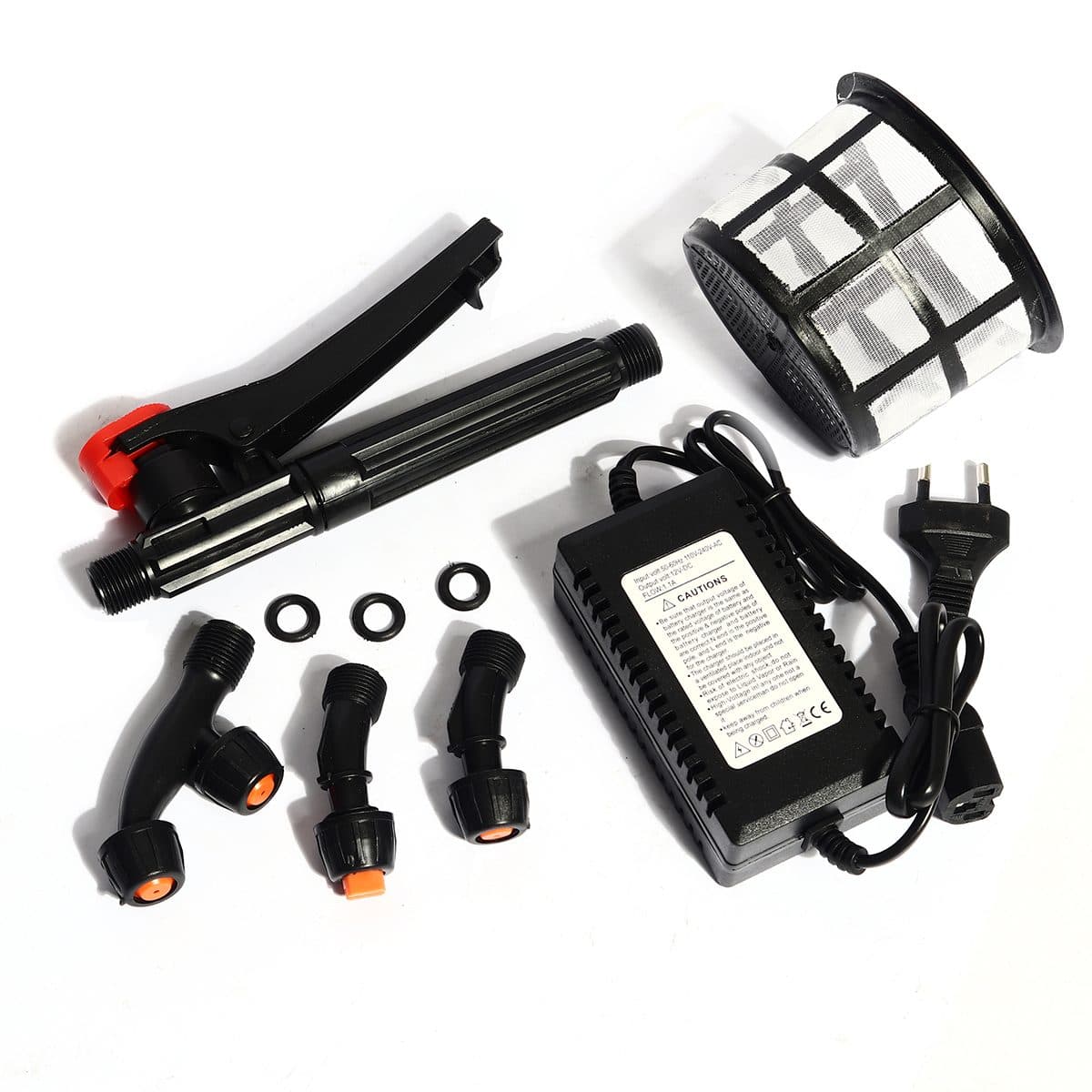 POLO เครื่องพ่นยาแบตเตอรี่สะพายหลัง 12V ขนาด 16 ลิตร รุ่น PS16 สายพ่นยายาว 1.2 ม. ชาร์จแบต 6 ชม. ใช้งานต่อเนื่อง 3 - 4 ชม. ชาร์จตรงกับไฟบ้าน