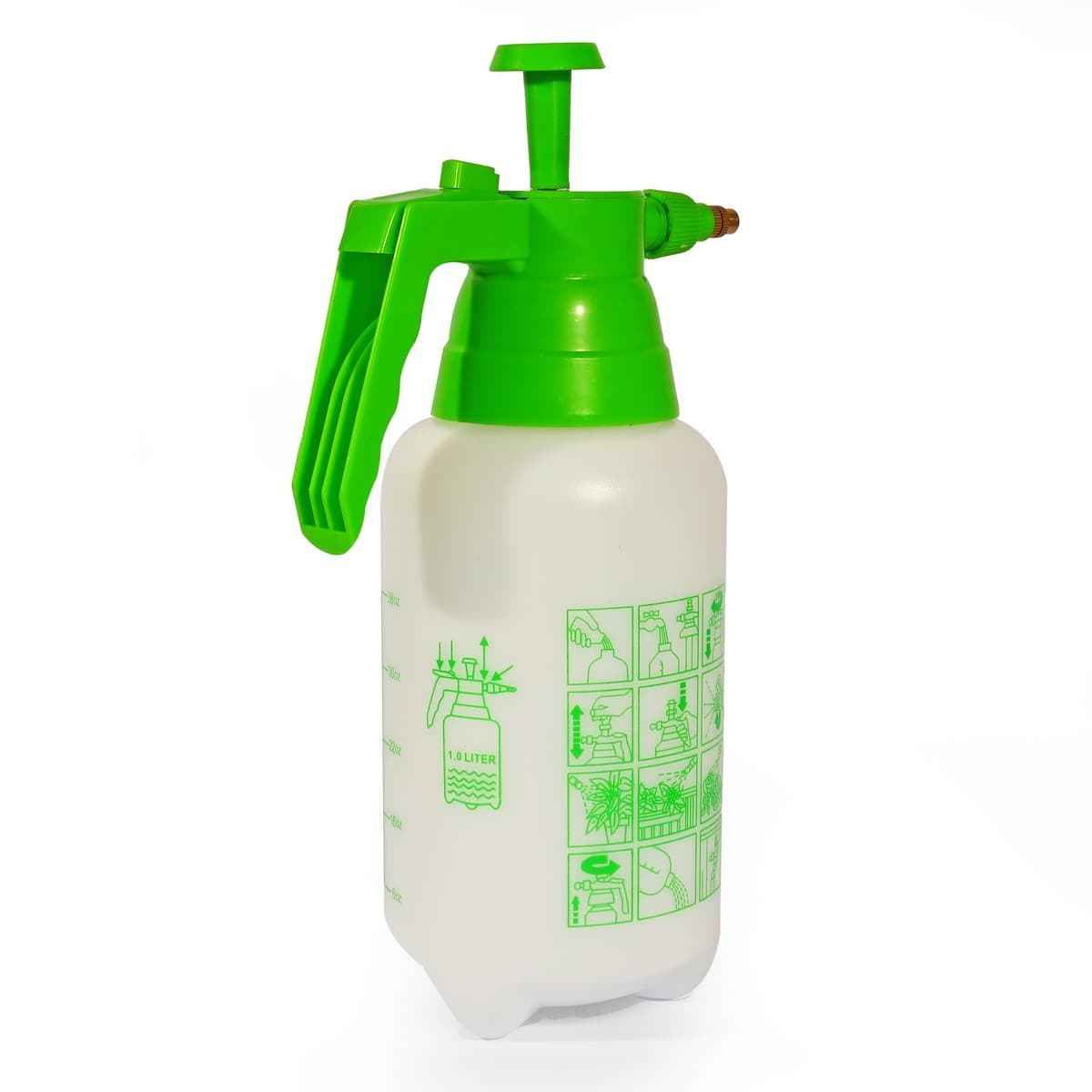 POLO กระบอกฉีดน้ำหัวทองเหลือง ขนาด 1 ลิตร รุ่น PH1.0 หัวฉีดทำมาจากทองเหลือง สามารถปรับได้ เหมาะสำหรับฉีดรดน้ำต้นได้ หรือฉีดพ่นของเหลว (โปโล)