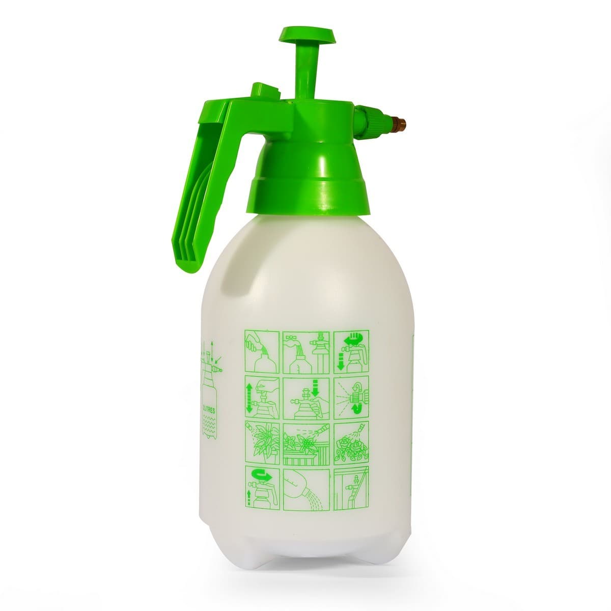 POLO กระบอกฉีดน้ำหัวทองเหลือง ขนาด 2 ลิตร รุ่น PH2.0 หัวฉีดทำมาจากทองเหลือง สามารถปรับได้ เหมาะสำหรับฉีดรดน้ำต้นได้ หรือฉีดพ่นของเหลว (โปโล)