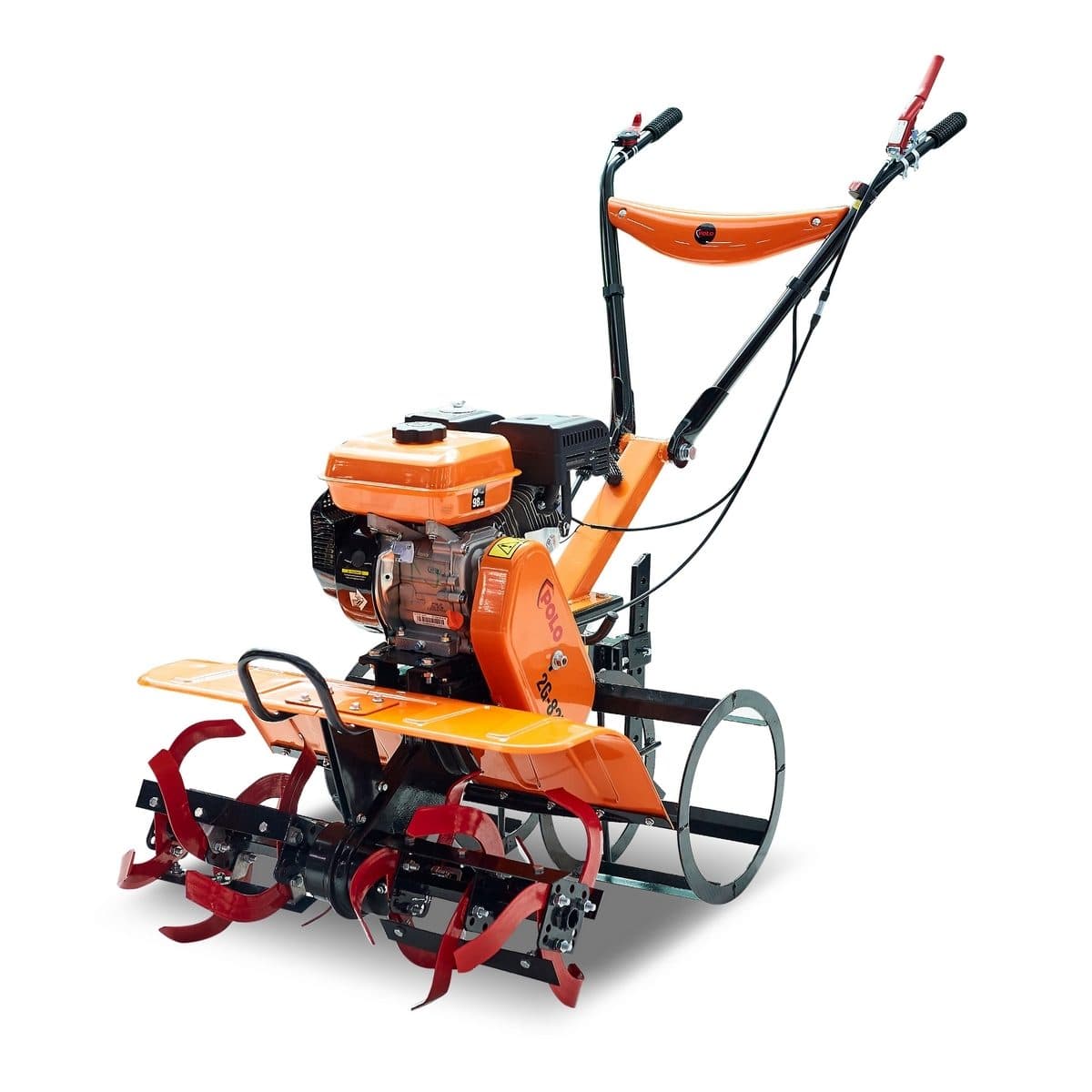 POLO เครื่องพรวนดิน สตาร์ทมือ เครื่องยนต์ 7.0 แรงม้า (212 ซีซี) รุ่น 2G-82W ความกว้างการพรวน 700 มม. ความลึกการพรวน ≤100 มม. ขับเคลื่อนด้วยเ