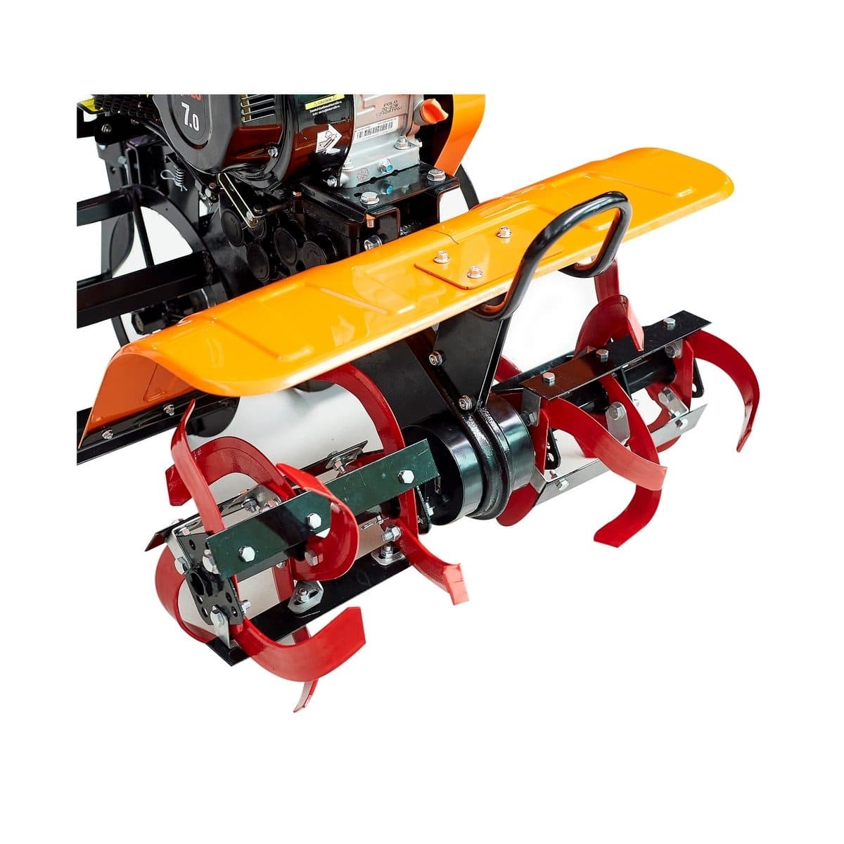 POLO เครื่องพรวนดิน สตาร์ทมือ เครื่องยนต์ 7.0 แรงม้า (212 ซีซี) รุ่น 2G-82W ความกว้างการพรวน 700 มม. ความลึกการพรวน ≤100 มม. ขับเคลื่อนด้วยเ