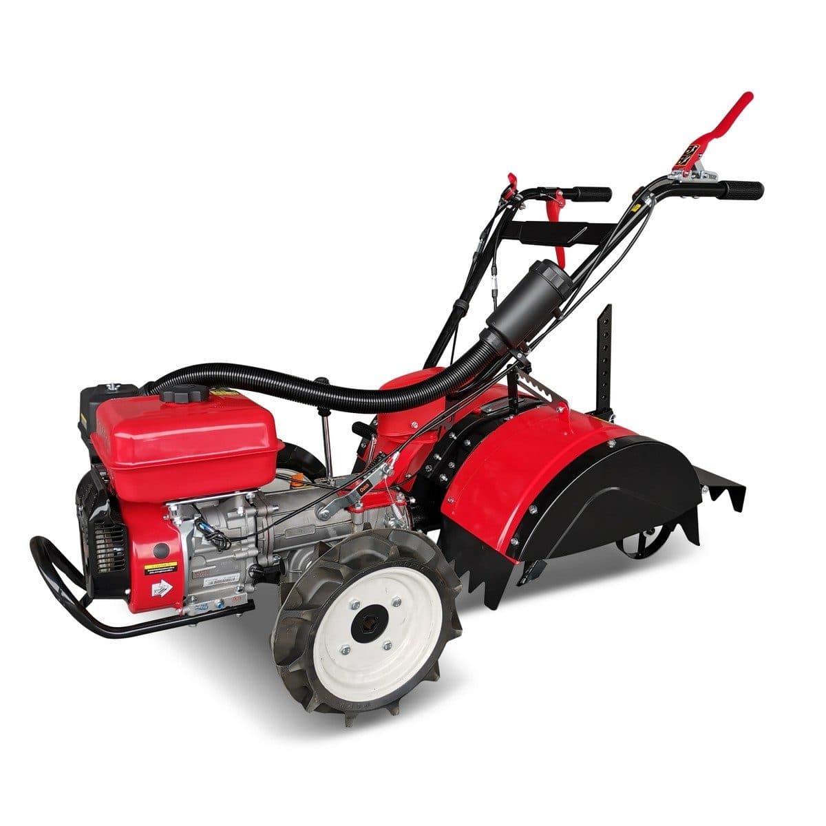 POLO เครื่องพรวนดินขุดทำร่องสตาร์ทมือ เครื่องยนต์ 7.0 แรงม้า (212 ซีซี) รุ่น 2G90PRO สำหรับขุดทำร่องและขับเคลื่อนด้วยเกียร์ เหมาะกับงานสวน (