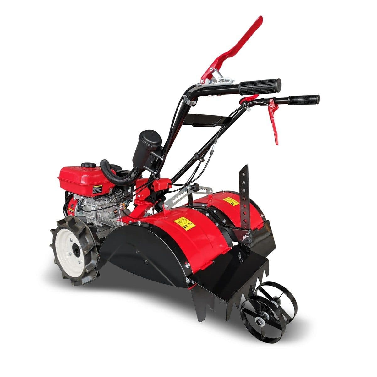 POLO เครื่องพรวนดินขุดทำร่องสตาร์ทมือ เครื่องยนต์ 7.0 แรงม้า (212 ซีซี) รุ่น 2G90PRO สำหรับขุดทำร่องและขับเคลื่อนด้วยเกียร์ เหมาะกับงานสวน (