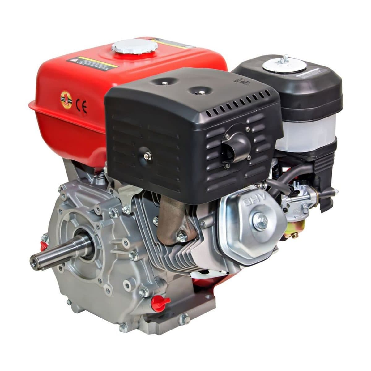 POLO เครื่องยนต์ เบนซิน 4 จังหวะ กำลังเครื่องยนต์ 9.0 แรงม้า รุ่น G270F ความจุกระบอกสูบ 270 ซีซี ถังน้ำมัน 6 ลิตร สตาร์ทมือ (โปโล)