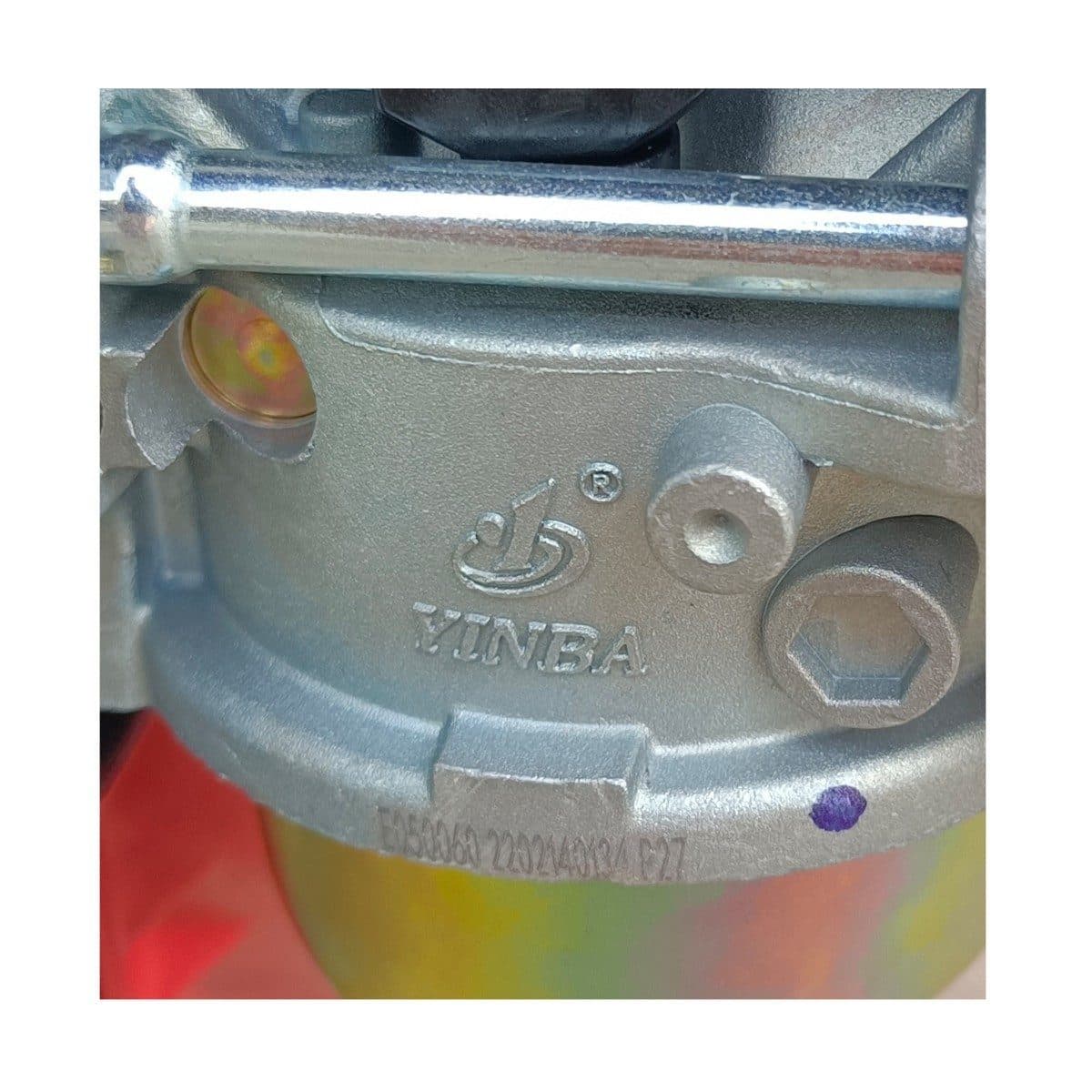 POLO เครื่องยนต์ เบนซิน 4 จังหวะ กำลังเครื่องยนต์ 14.0 แรงม้า รุ่น G410F ความจุกระบอกสูบ 420 ซีซี ถังน้ำมัน 6.5 ลิตร สตาร์ทมือ (โปโล)