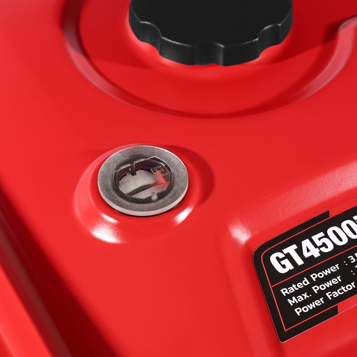 POLO เครื่องปั่นไฟเบนซิน Inverter กำลังไฟ 3.5 กิโลวัตต์ กำลังเครื่องยนต์ 7.5 แรงม้า รุ่น GT4500I กระบอกสูบ 223 ซีซี ถังน้ำมัน 7.5 ลิตร สตาร์