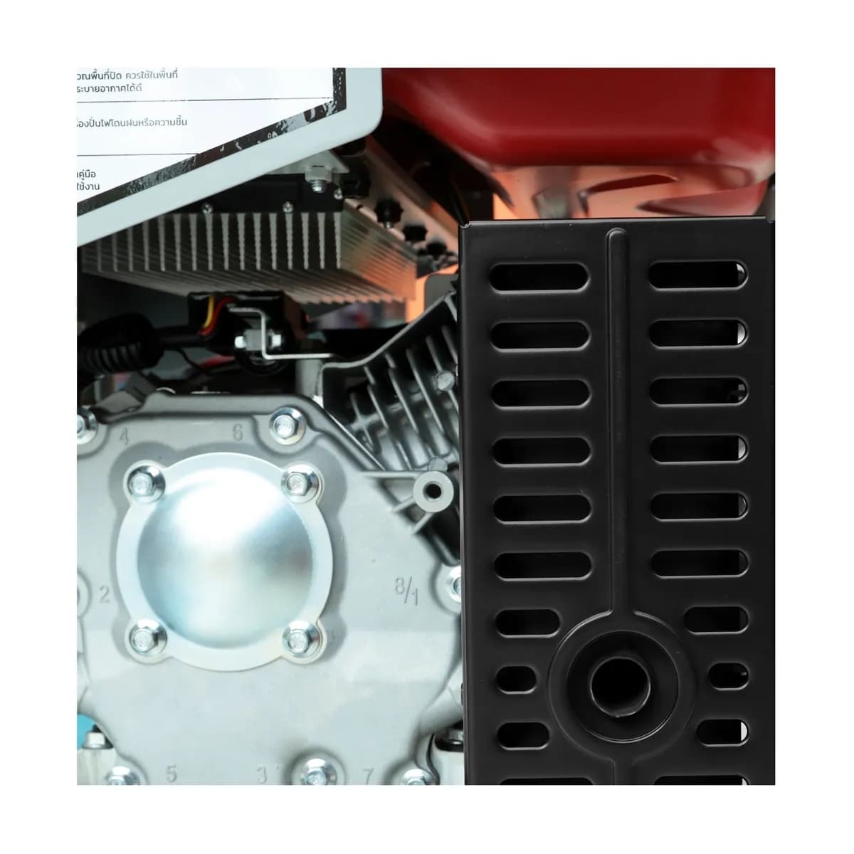 POLO เครื่องปั่นไฟเบนซิน Inverter กำลังไฟ 4.2 กิโลวัตต์ กำลังเครื่องยนต์ 7.5 แรงม้า รุ่น GT5250I กระบอกสูบ 223 ซีซี ถังน้ำมัน 11 ลิตร สตาร์ท