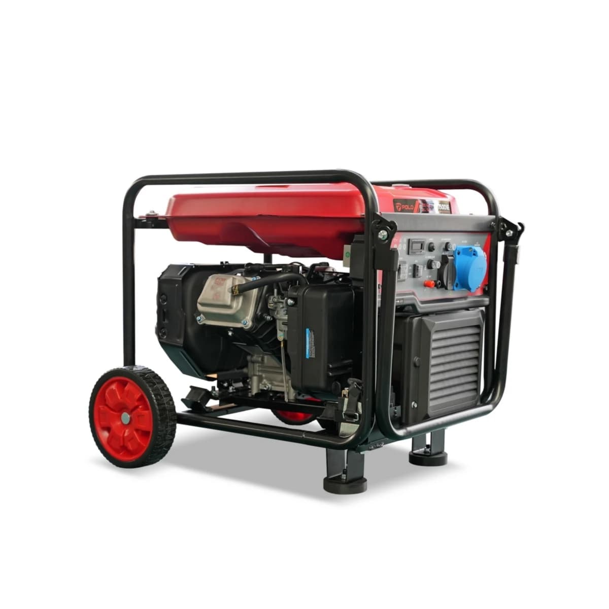 POLO เครื่องปั่นไฟเบนซินระบบ Inverter (รุ่นเปิด) กำลังไฟ 6.5 กิโลวัตต์ รุ่น GT7500iE กระบอกสูบ 305 ซีซี ถังน้ำมัน 17 ลิตร สตาร์ทมือและสตาร์ท