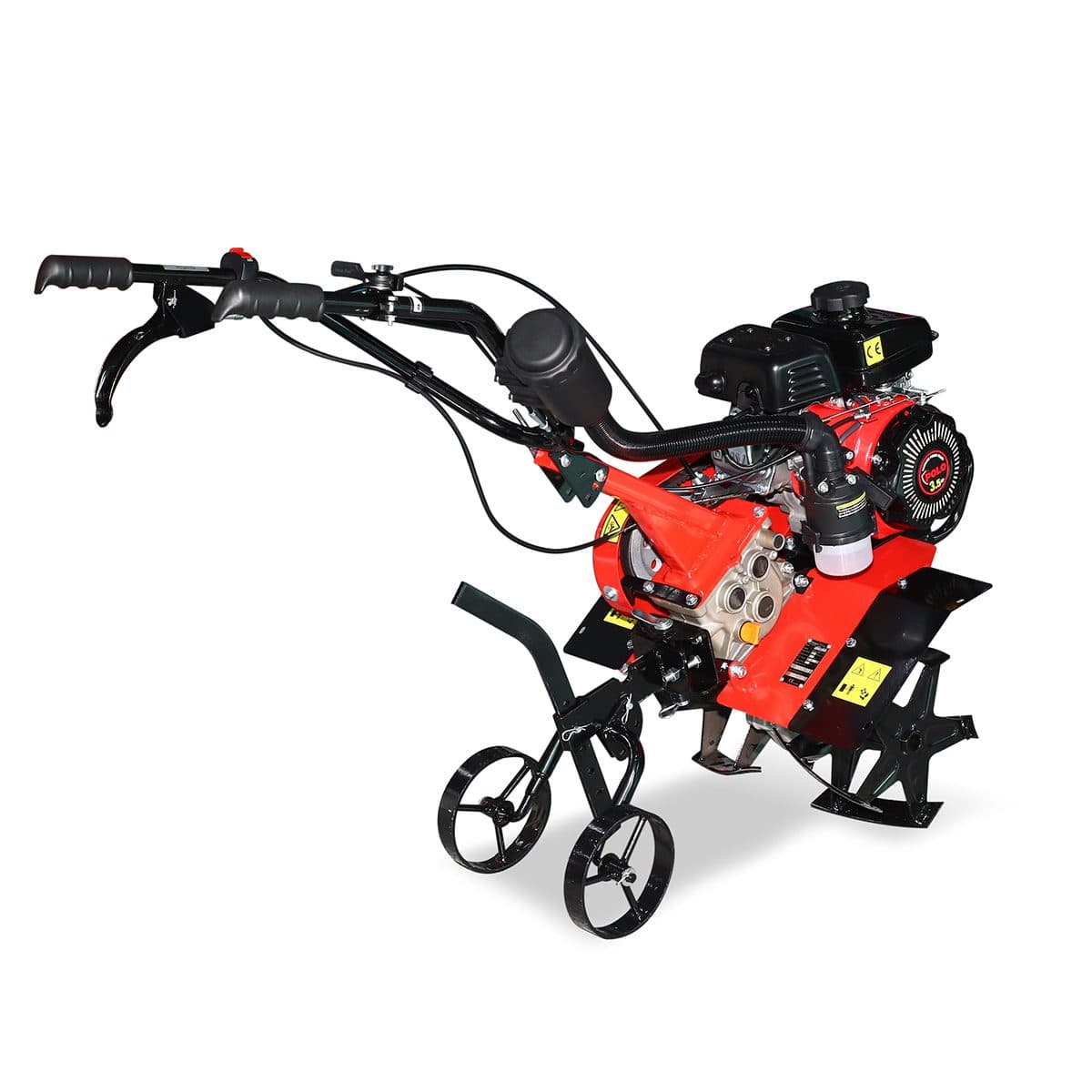 POLO เครื่องพรวนดิน สตาร์ทมือ เครื่องยนต์ 3.5 แรงม้า (98 ซีซี) รุ่น H1-60 ความกว้างการพรวน 550 มม. ความลึกการพรวน 100 มม. ขับเคลื่อนด้วยสายพ