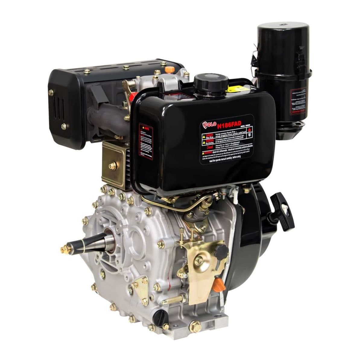 H186FAD เครื่องยนต์ดีเซล 10HP(สตาร์ทมือ)