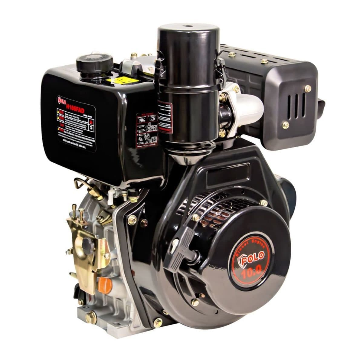 H186FAD เครื่องยนต์ดีเซล 10HP(สตาร์ทมือ)