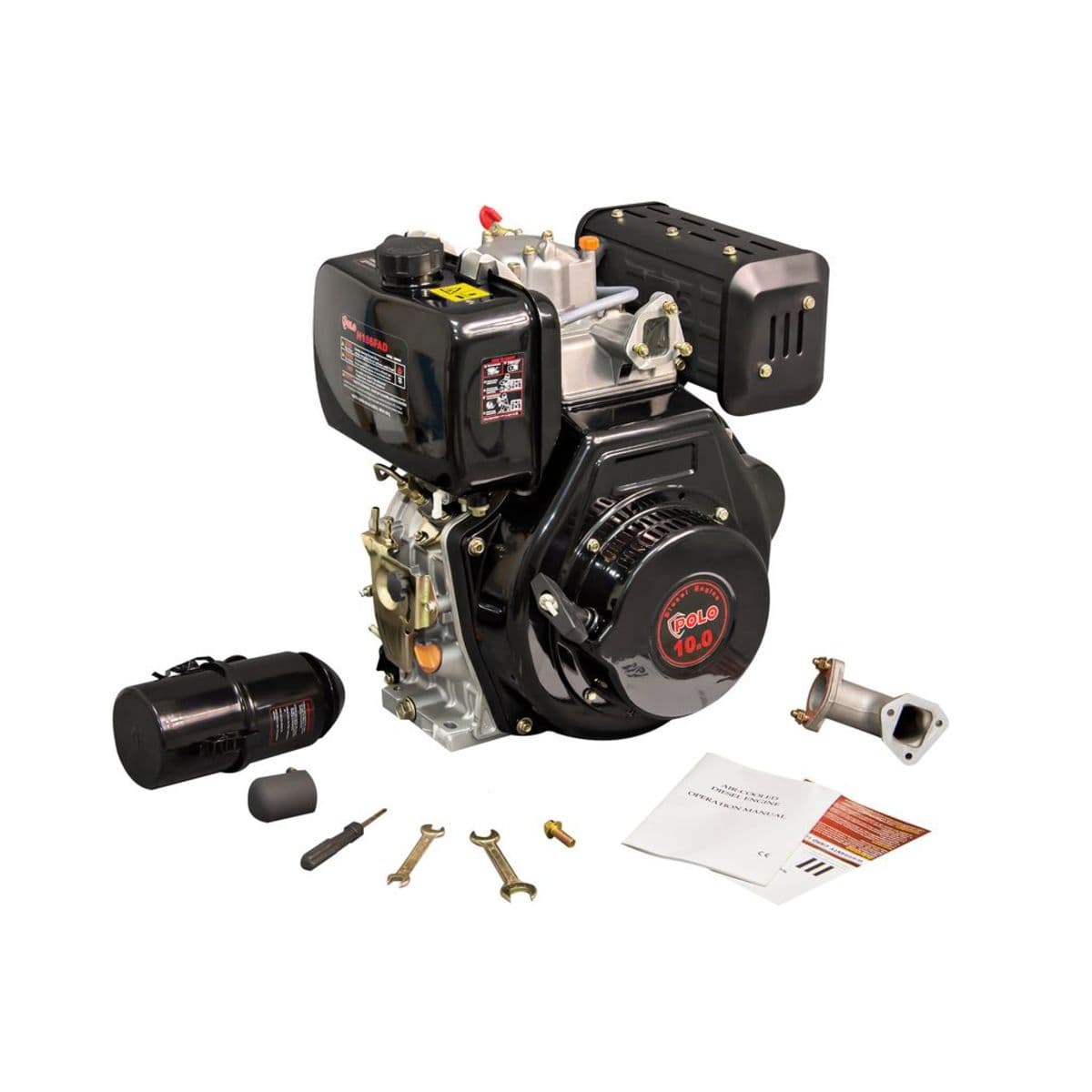 H186FAD เครื่องยนต์ดีเซล 10HP(สตาร์ทมือ)