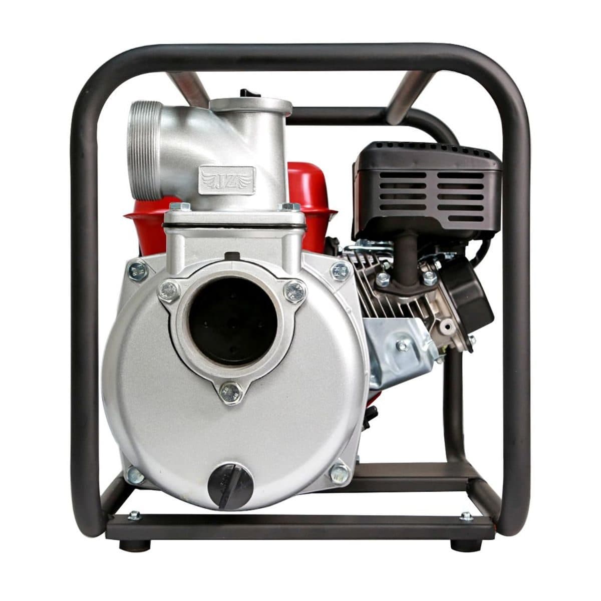 POLO ปั๊มน้ำเครื่องยนต์เบนซิน 4 จังหวะ 7.0 แรงม้า สตาร์ทมือ รุ่น H80ZB3248Q ท่อ 3 นิ้ว ดูดลึก 7 ม. ส่งสูง 32 ม. ปริมาณน้ำสูงสุด 60 ลบ.ม./ชม.