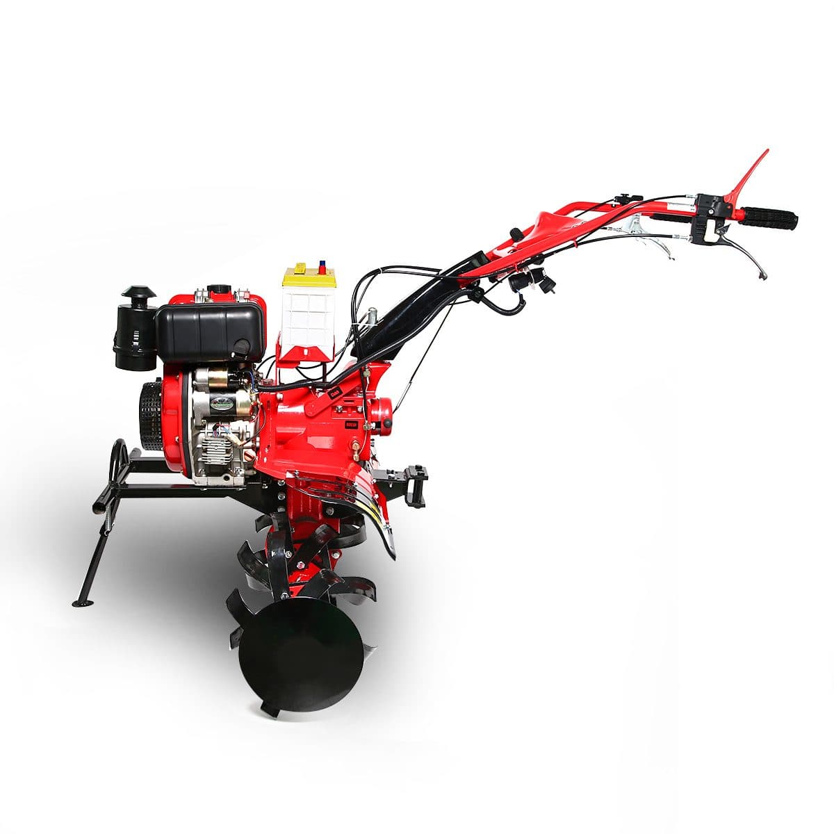 POLO เครื่องพรวนดิน สตาร์ทไฟฟ้า เครื่องยนต์ 4.4 กิโลวัตต์ รุ่น HSD1G-105E ความกว้างการพรวน 850 - 1050 มม. ความลึกการพรวน ≥100 มม. ขับเคลื่อน