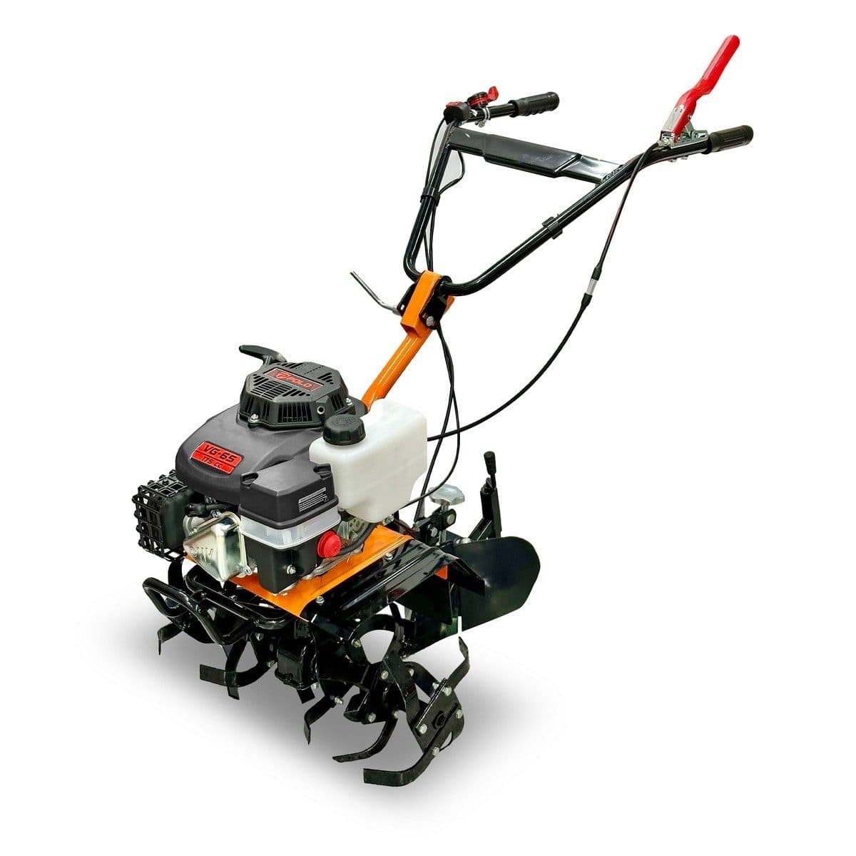 POLO เครื่องพรวนดินสตาร์ทมือ 6.0 แรงม้า  รุ่น VG-65 น้ำหนักเบาขับเคลื่อนด้วยเกียร์ คุณภาพสูงเหมาะกับงานสวน เช่น สวนผลไม้สวนผัก