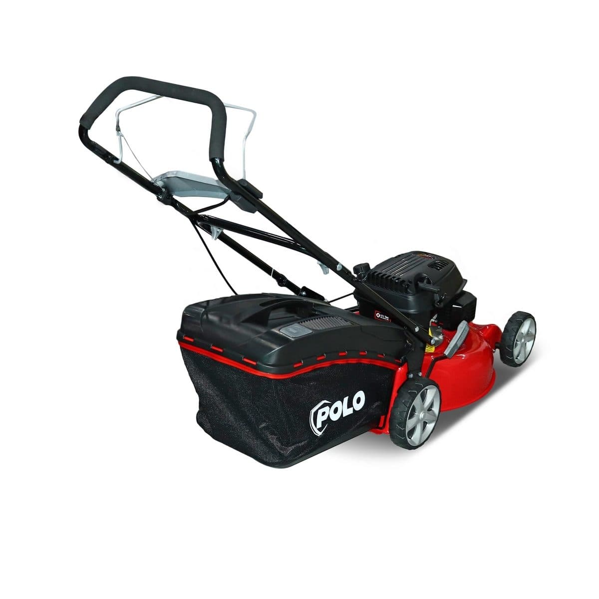 POLO รถตัดหญ้าแบบเข็น 20 นิ้ว Trex 4 จังหวะ เครื่องยนต์ 3.5 แรงม้า ความจุกระบอกสูบ 145 ซีซี รุ่น G51PB1 ถังน้ำมัน 0.5 ลิตร ความสูงในการตัดหญ