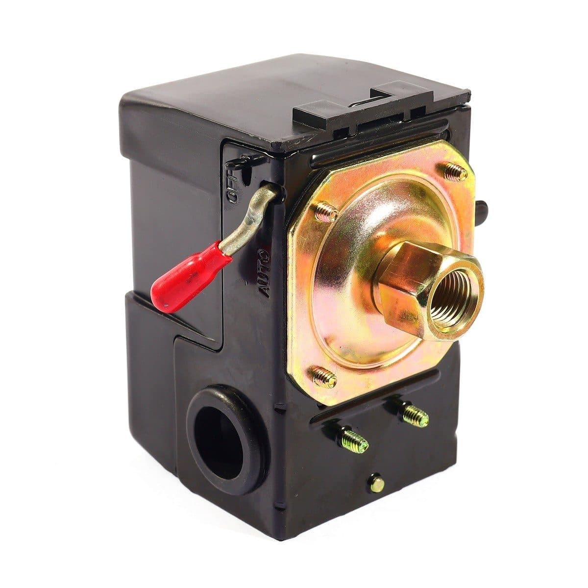 POLO สวิตช์ควบคุมแรงดัน ระบบลม (1 WAY) รุ่น PC-6 ช่วงแรงดัน 20-175 PSI ใช้งานสำหรับปั๊มลม (โปโล)