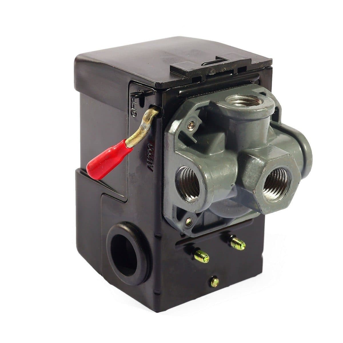 POLO สวิตช์ควบคุมแรงดัน ระบบลม (4 WAY) รุ่น PC-6 ช่วงแรงดัน 20-175 PSI ใช้งานสำหรับปั๊มลม (โปโล)