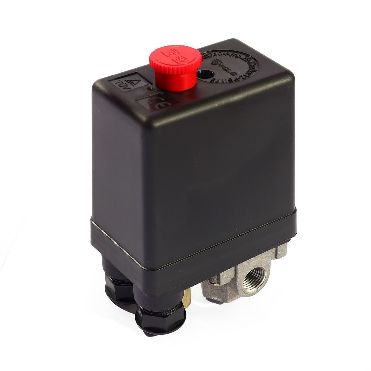 POLO สวิตช์ควบคุมแรงดัน ระบบลม (4 WAY) รุ่น PC-7 ช่วงแรงดัน 20-175 PSI ใช้งานสำหรับปั๊มลม (โปโล)