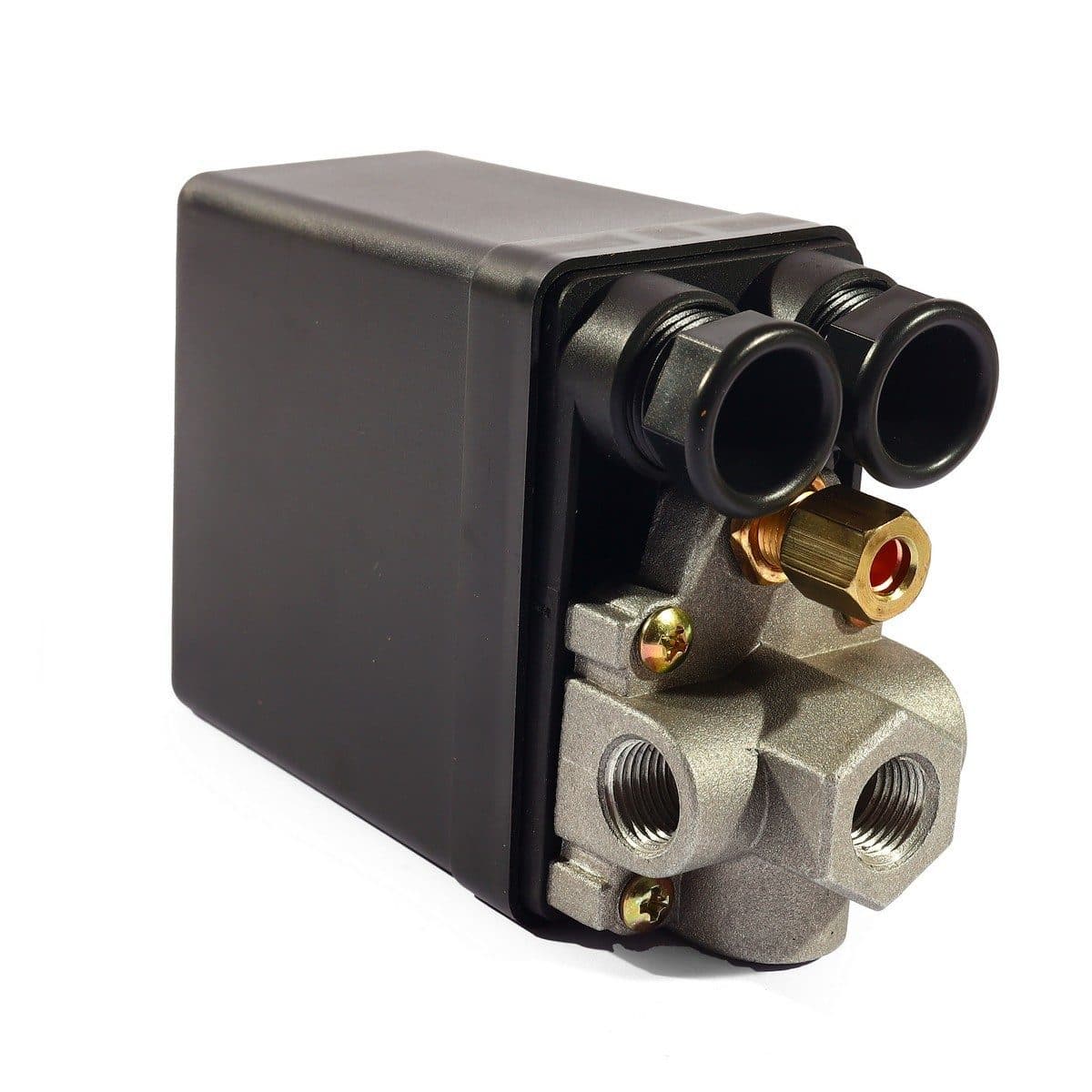 POLO สวิตช์ควบคุมแรงดัน ระบบลม (4 WAY) รุ่น PC-7 ช่วงแรงดัน 20-175 PSI ใช้งานสำหรับปั๊มลม (โปโล)