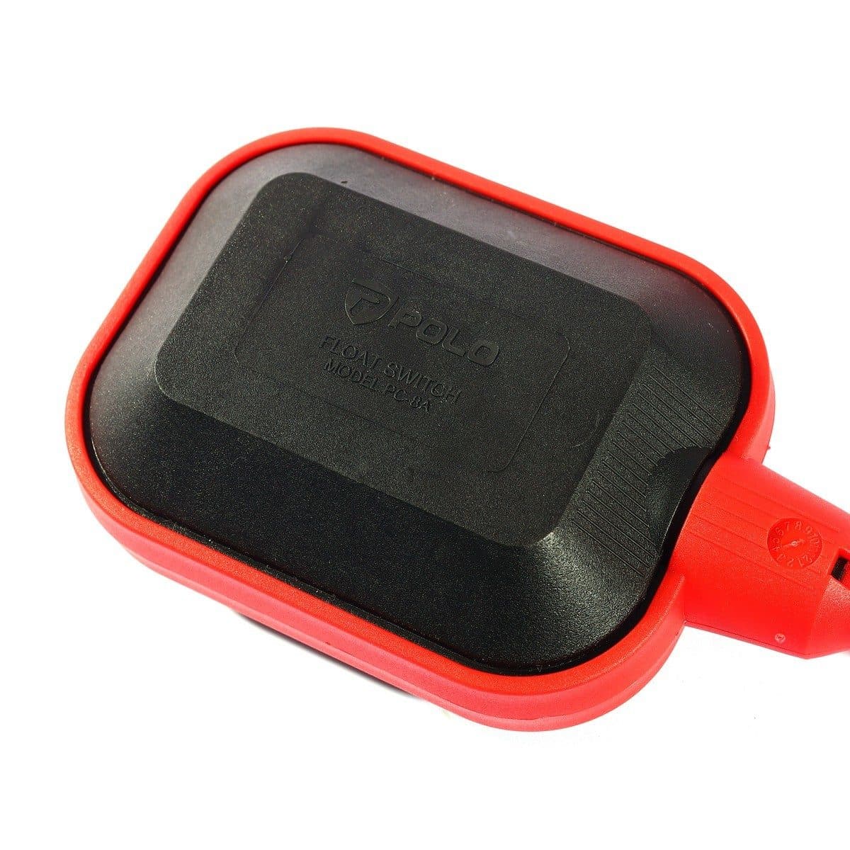 POLO สวิทช์ลูกลอยไฟฟ้า 220 โวลต์ 16 แอมป์ รุ่น PC-8A อุณหภูมิสูงสุด 50°C ระดับการป้องกันน้ำ กับฝุ่น IP68 (โปโล)