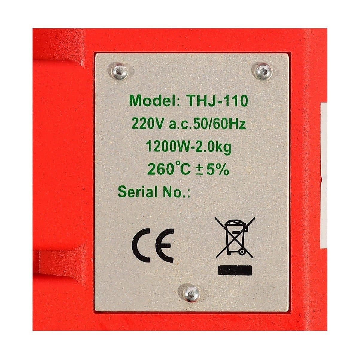 POLO เครื่องเชื่อมท่อ PPR กำลังไฟ 1,200 วัตต์ รุ่น THJ-110 ใช้กับท่อขนาด 75,90,110 มม. อุณหภูมิการทำงาน 260 องศา (โปโล)