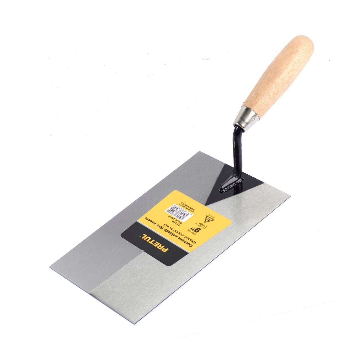 PRETUL เกียงเหล็กฉาบปูน 9 นิ้ว รุ่น 21049 ด้ามไม้ สำหรับงานก่อสร้าง ช่างปูน ช่างก่ออิฐ ช่างก่อฉาบ (พรีทูล)