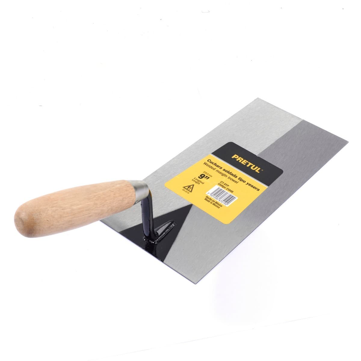 PRETUL เกียงเหล็กฉาบปูน 9 นิ้ว รุ่น 21049 ด้ามไม้ สำหรับงานก่อสร้าง ช่างปูน ช่างก่ออิฐ ช่างก่อฉาบ (พรีทูล)