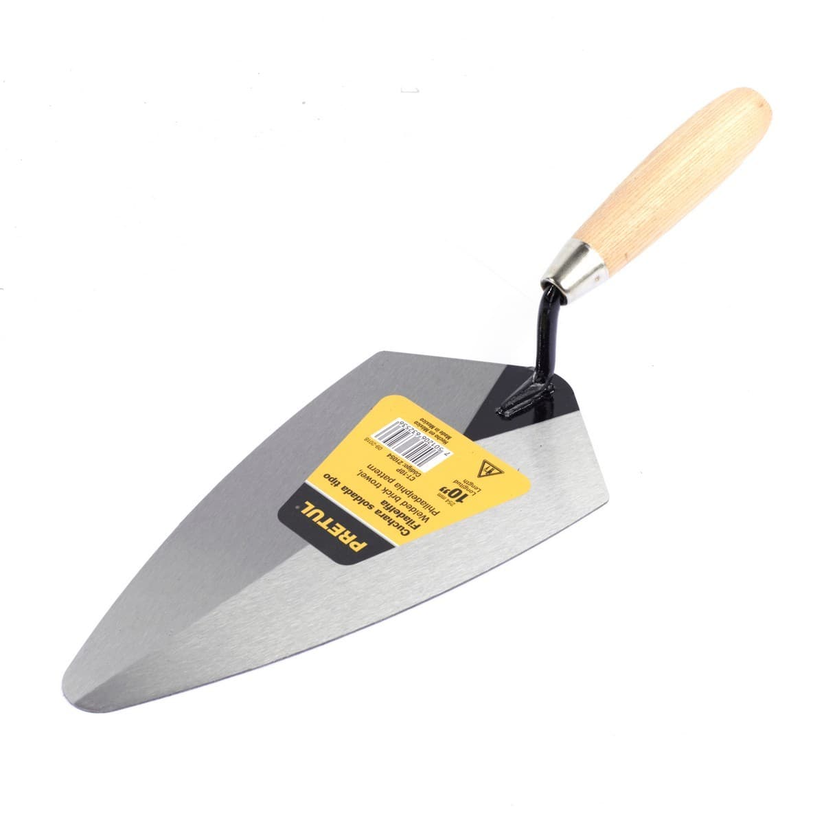 PRETUL เกียงเหล็กฉาบปูนสามเหลี่ยม 10 นิ้ว รุ่น 21054 สำหรับงานก่อสร้าง ช่างปูน ช่างก่ออิฐ ช่างก่อฉาบ (พรีทูล)