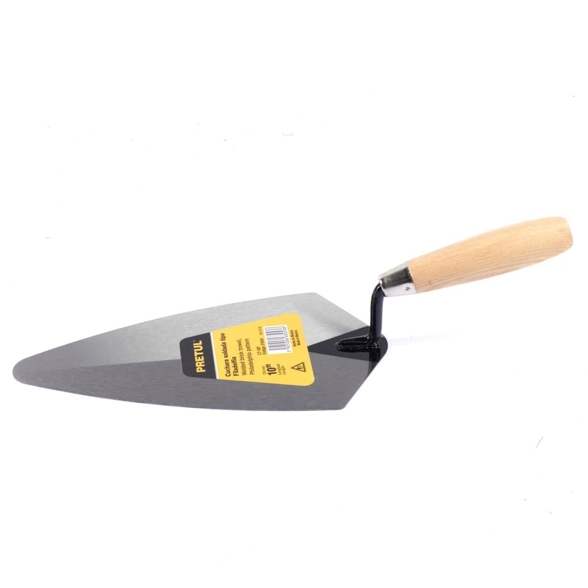 PRETUL เกียงเหล็กฉาบปูนสามเหลี่ยม 10 นิ้ว รุ่น 21054 สำหรับงานก่อสร้าง ช่างปูน ช่างก่ออิฐ ช่างก่อฉาบ (พรีทูล)