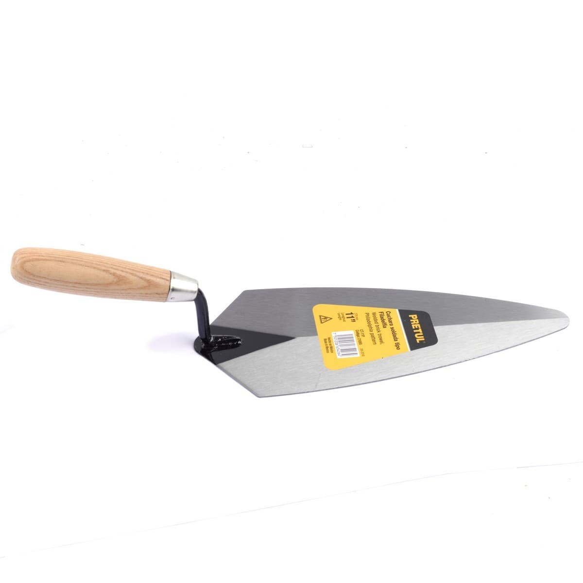 PRETUL เกียงเหล็กฉาบปูนสามเหลี่ยม 11 นิ้ว รุ่น 21055 สำหรับงานก่อสร้าง ช่างปูน ช่างก่ออิฐ ช่างก่อฉาบ (พรีทูล)