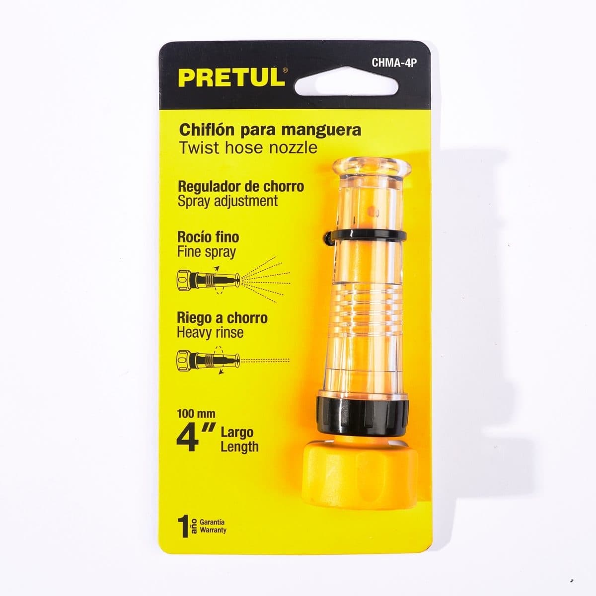 PRETUL หัวฉีดเกลียวตรงพลาสติก ขนาด 4  นิ้ว รุ่น 21140 (พรีทูล)