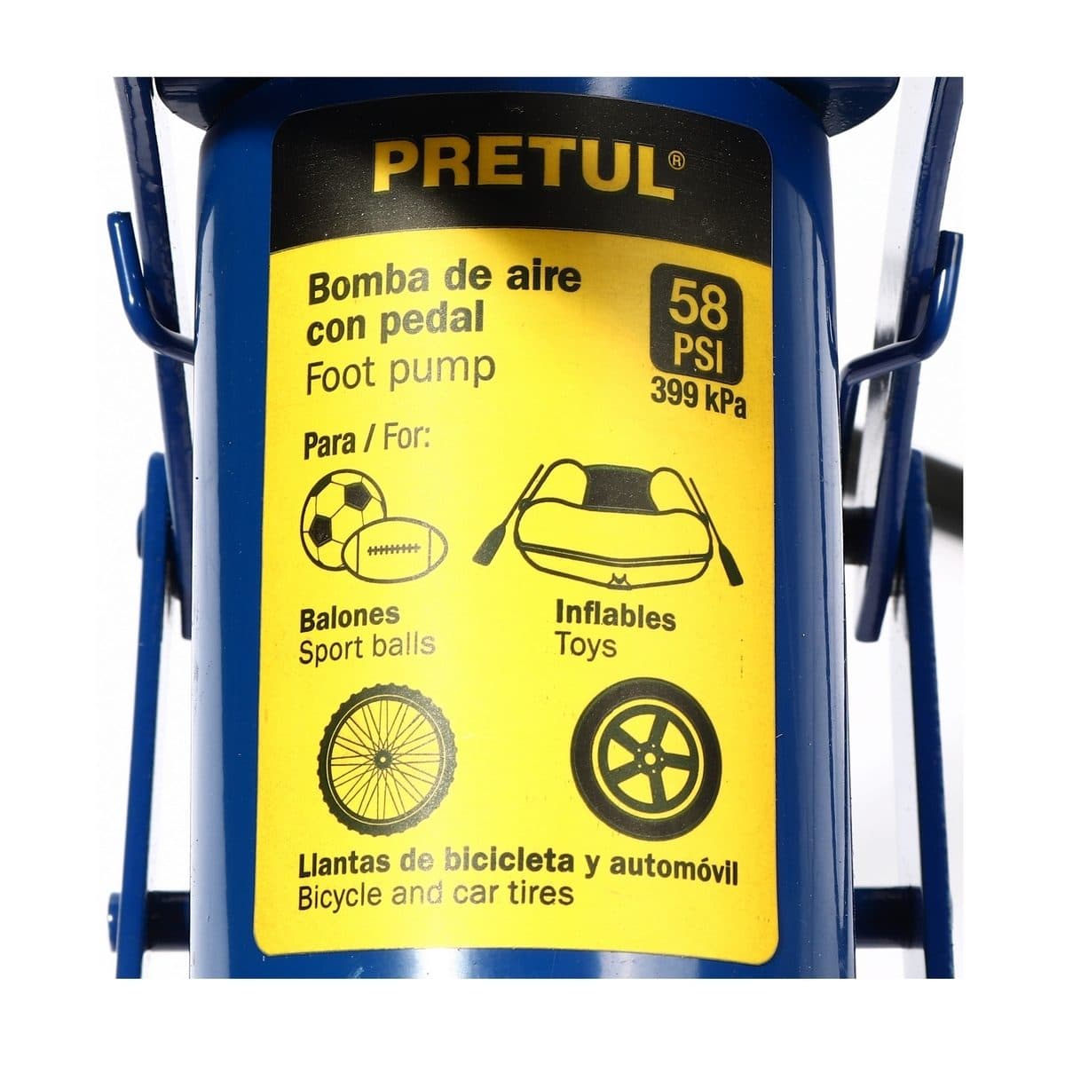 เครื่องสูบลมเท้าเหยียบ พรีทูล (PRETUL) รุ่น 21693 แรงดัน 58 บาร์