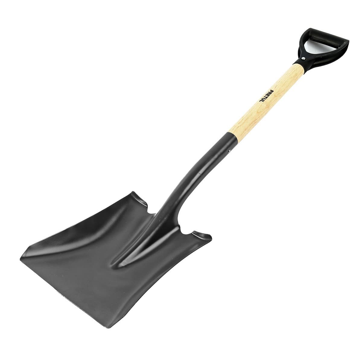 พลั่วปลายแหลม พรีทูล (PRETUL) รุ่น 22506 ยาว 100 ซม. หัวกว้าง 9 นิ้ว (23 ซม.) เหมาะสำหรับการเคลื่อนย้ายหรือขนย้ายวัสดุ เช่น กรวดหิน ทราย