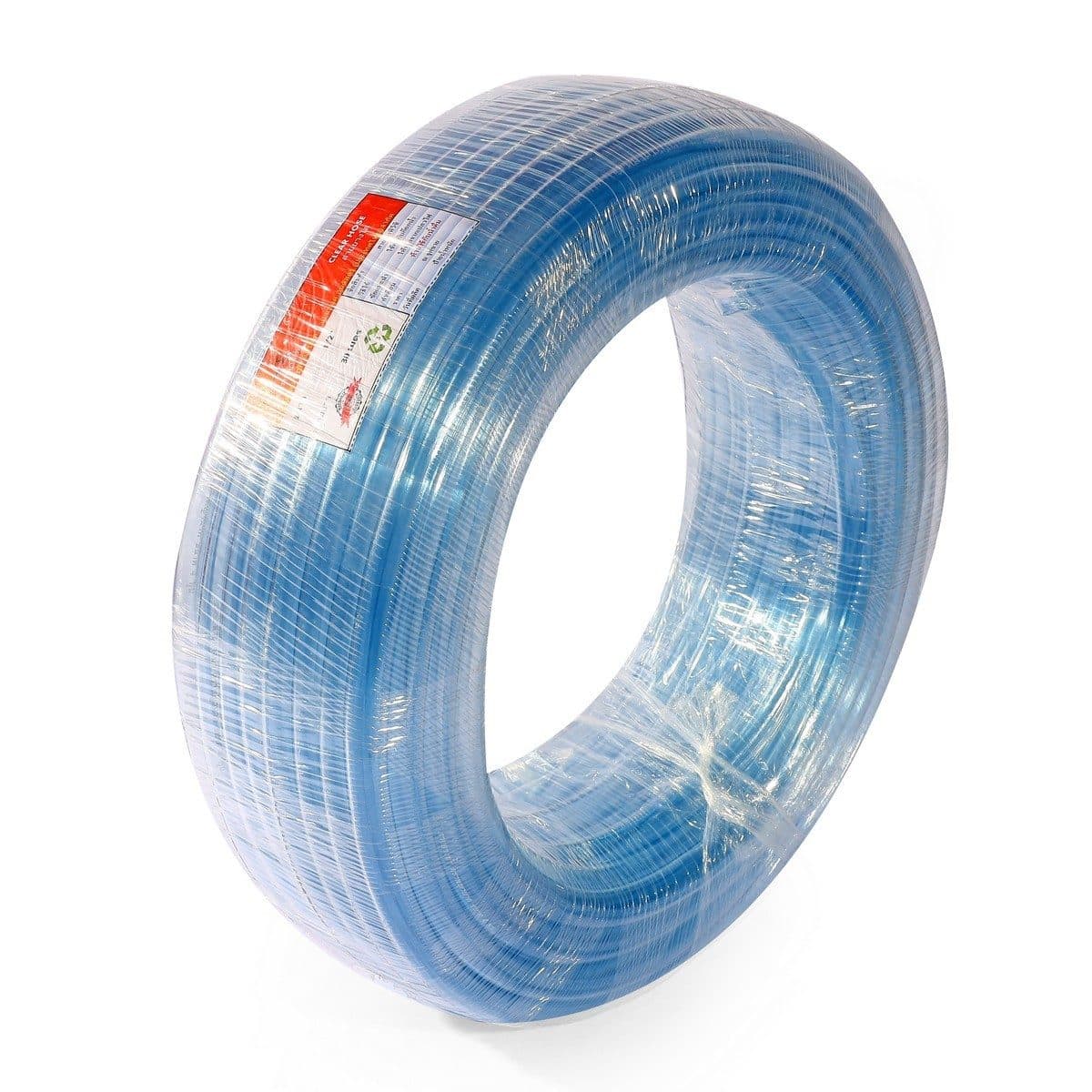 ตราพญานาค สายยางม้วนใส ขนาด 1/2 นิ้ว ยาว 30 เมตร ผลิตจากพลาสติกคุณภาพดี ใช้สำหรับงานรดน้ำต้นไม้ และงานทำความสะอาดอเนกประสงค์ทั่วไป (PHAYANAK