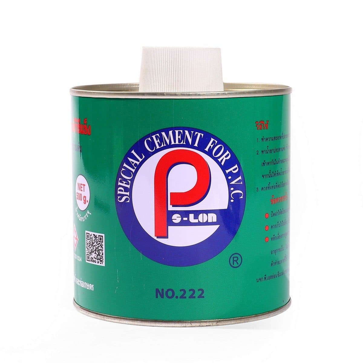 PS-LON กาวทาท่อ PVC ขนาด 500 กรัม ใช้สำหรับประสานข้อต่อ PVC เหมาะสำหรับงานประปา ภายในและนอกบ้าน มาตรฐาน มอก. (พีเอส-ลอน)