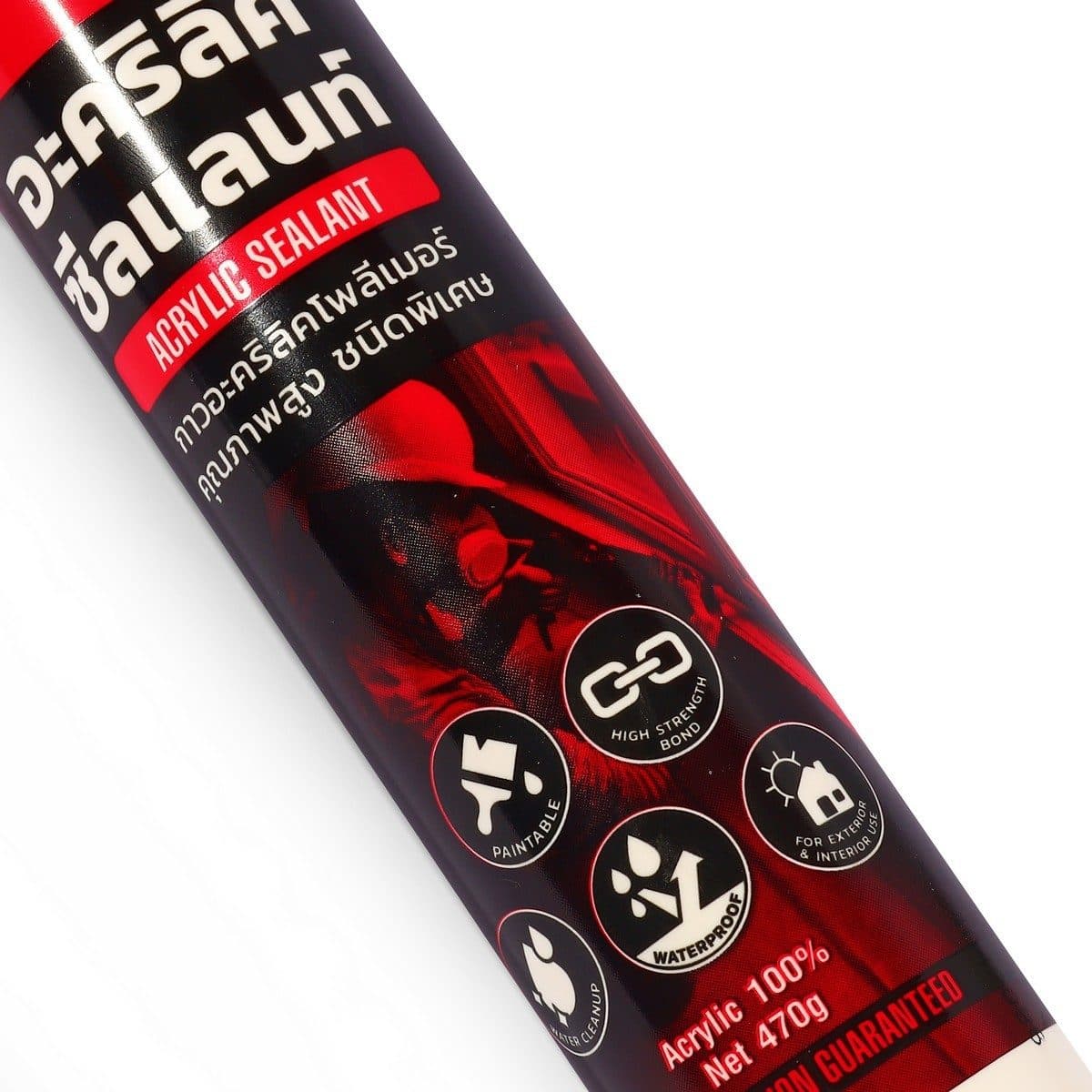 POLO อะคริลิคยาแนว สีน้ำตาล ขนาด 470 กรัม ผลิตจากอะคริลิคโพลิเมอร์ 100% ใช้สำหรับงานอุดรอยร่องต่างๆ ใช้ได้ทั้งงานภายในและภายนอก เหมาะสำหรับย