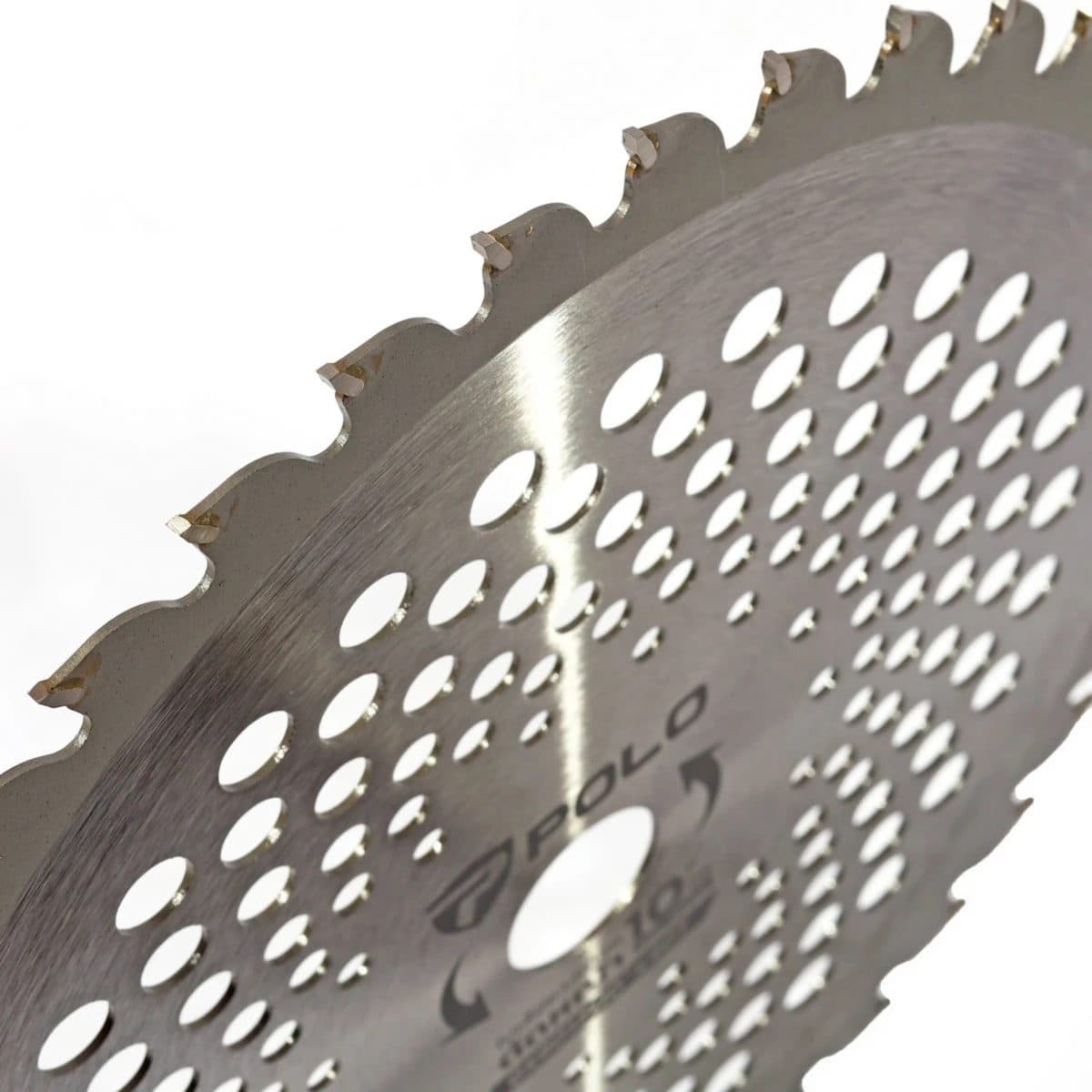 POLO ใบเลื่อยตัดหญ้า ขนาด 10 นิ้ว (255 มม.) 40 ฟัน เล็บธรรมดา รุ่น GS9012 เส้นผ่านศูนย์กลางรูกลาง 25.4 มม. (โปโล)