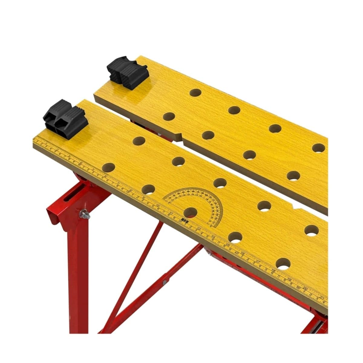 POLO โต๊ะจับชิ้นงานอเนกประสงค์ 605X620X795 มม. รุ่น WB011 รับน้ำหนักสูงสุด 70 กก. แข็งแรง ทนทาน เหมาะสำหรับเลื่อย, เจาะ, การขัดผิวต่างๆ (โปโ