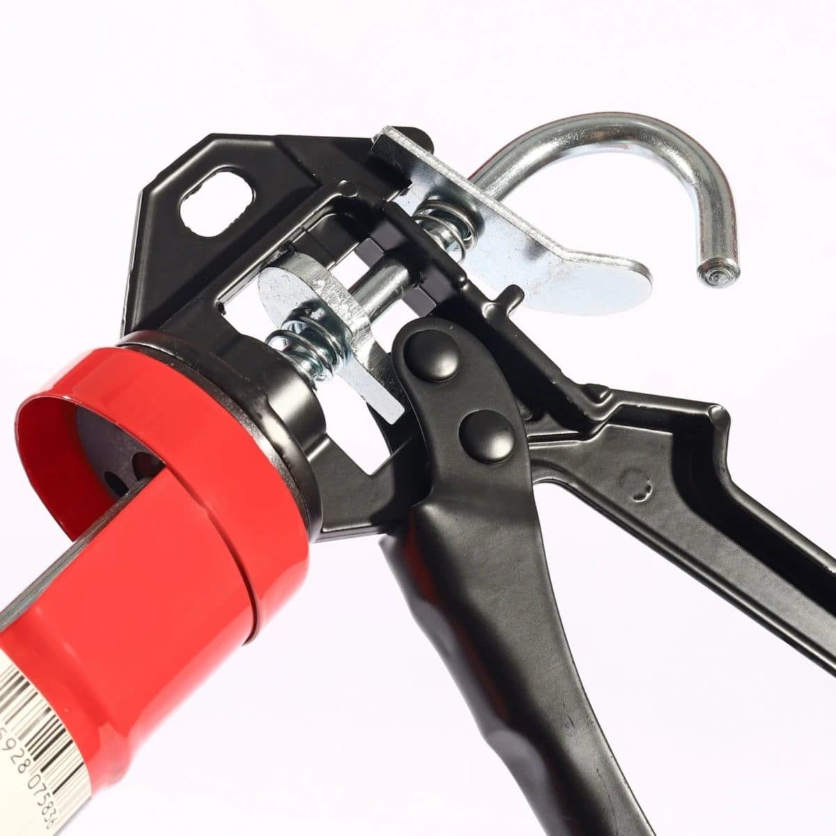 POLO ปืนยิงซิลิโคนแบบครึ่งวงกลม 9 นิ้ว รุ่นงานหนัก บรรจุกาวซิลิโคนได้ 310 มล. ผลิตจากเหล็ก สำหรับซิลิโคนชนิดหลอดกระบอก (โปโล)